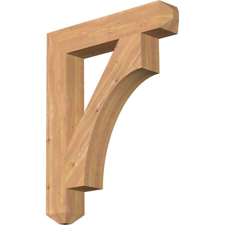 Ekena Millwork Westlake Craftsman Smooth Bracket, Western Red Cedar, 5 1/2"W x 32"D x 40"H BKT06X32X40WTL04SWR